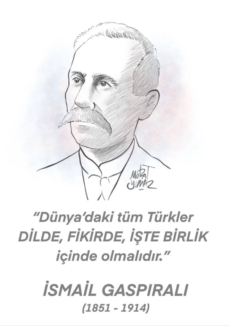 Türk dünyasının bilge insanlarından İsmail Gaspıralı’yı ölüm yıldönümünde saygıyla anıyorum.