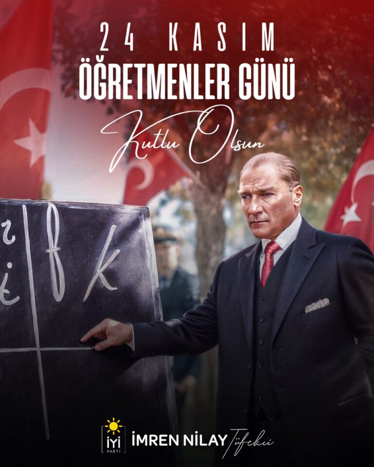 24 Kasım Öğretmenler Gününüz kutlu olsun.